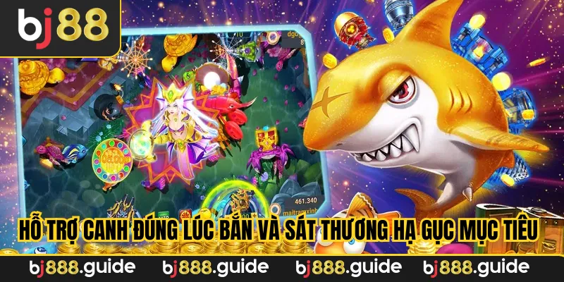 Hỗ trợ canh đúng lúc bắn và sát thương hạ gục mục tiêu